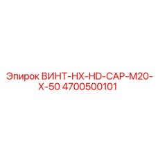 4700500101 ВИНТ-HX-HD-CAP-M20-X-50 Epiroc