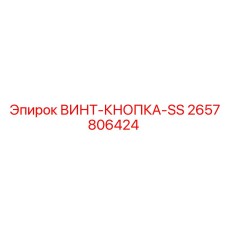 2657806424 ВИНТ-КНОПКА-SS Epiroc