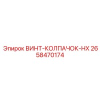 2658470174 ВИНТ-КОЛПАЧОК-HX Epiroc