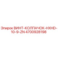 4700928198 ВИНТ-КОЛПАЧОК-HXHD-10-9-ZN Epiroc