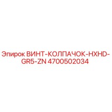 4700502034 ВИНТ-КОЛПАЧОК-HXHD-GR5-ZN Epiroc