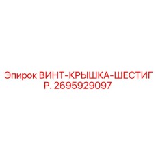 2695929097 ВИНТ-КРЫШКА-ШЕСТИГР. Epiroc