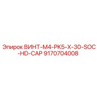 9170704008 ВИНТ-M4-PK5-X-30-SOC-HD-CAP Epiroc