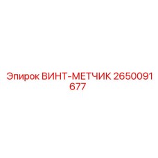 2650091677 ВИНТ-МЕТЧИК | Epiroc