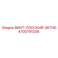4700791339 ВИНТ-ПЛОСКИЙ-SKTHD Epiroc