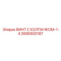 2695920187 ВИНТ С КОЛПАЧКОМ-1-4 Epiroc