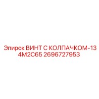 2696727953 ВИНТ С КОЛПАЧКОМ-134М2С65 Epiroc