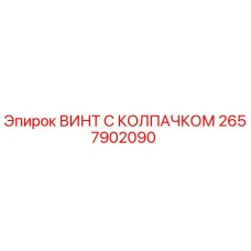 Оригинальный винт с защитным колпачком Epiroc артикул 2657902090