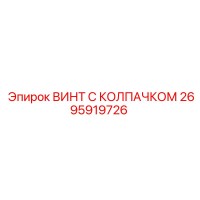 2695919726 ВИНТ С КОЛПАЧКОМ (Epiroc)