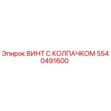 ВИНТ С КОЛПАЧКОМ Epiroc деталь 5540491600 для буровых машин