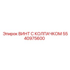 Винт с самоконтрящейся гайкой 5540975600 Epiroc