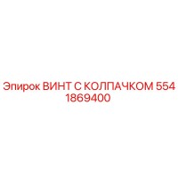 5541869400 ВИНТ С КОЛПАЧКОМ Epiroc