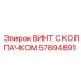 Винт с колпачком 57894891 Epiroc в антистатическом исполнении