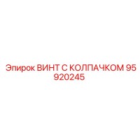 95920245 ВИНТ С КОЛПАЧКОМ Epiroc