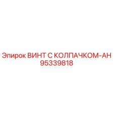 Оригинальный винт Epiroc 95339818 с защитным колпачком