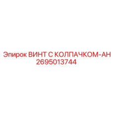 2695013744 ВИНТ С КОЛПАЧКОМ-AH Epiroc