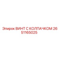 2651165025 ВИНТ С КОЛПАЧКОМ Epiroc