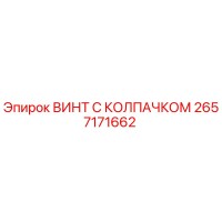 2657171662 ВИНТ С КОЛПАЧКОМ Epiroc