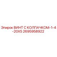 2695958922 ВИНТ С КОЛПАЧКОМ-1-4-20X5 Epiroc