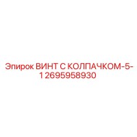 2695958930 ВИНТ С КОЛПАЧКОМ-5-1 Epiroc