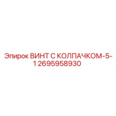 Колпачковый винт арт.2695958930 Epiroc размер 5-1