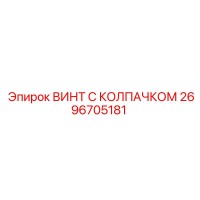 2696705181 ВИНТ С КОЛПАЧКОМ Epiroc