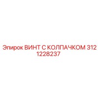 3121228237 ВИНТ С КОЛПАЧКОМ Epiroc
