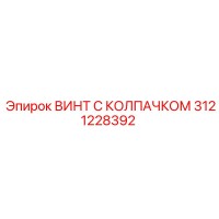 3121228392 ВИНТ С КОЛПАЧКОМ Epiroc