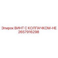 2657916298 ВИНТ С КОЛПАЧКОМ-HE Epiroc