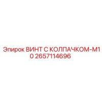 2657114696 ВИНТ С КОЛПАЧКОМ-M10 Эпирок