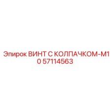 57114563 ВИНТ С КОЛПАЧКОМ-M10 Epiroc