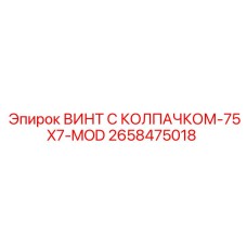 2658475018 ВИНТ С КОЛПАЧКОМ-75X7-MOD Epiroc