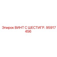 95917456 ВИНТ С ШЕСТИГР. Epiroc