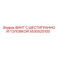 5530525100 ВИНТ С ШЕСТИГРАННОЙ ГОЛОВКОЙ Epiroc