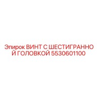 5530601100 ВИНТ С ШЕСТИГРАННОЙ ГОЛОВКОЙ Epiroc