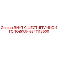 5541115900 ВИНТ С ШЕСТИГРАННОЙ ГОЛОВКОЙ Epiroc