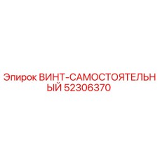 52306370 ВИНТ-САМОСТОЯТЕЛЬНЫЙ Epiroc