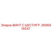 2695919247 ВИНТ С ШЕСТИГР. Epiroc