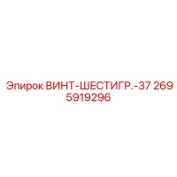 2695919296 ВИНТ-ШЕСТИГР.-37 Epiroc