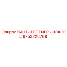 9753228769 ВИНТ-ШЕСТИГР.-ФЛАНЕЦ Epiroc