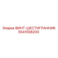 5541558200 ВИНТ-ШЕСТИГРАННИК Epiroc