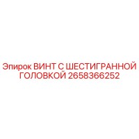 2658366252 ВИНТ С ШЕСТИГРАННОЙ ГОЛОВКОЙ Epiroc