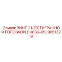 90513219 ВИНТ С ШЕСТИГРАННОЙ ГОЛОВКОЙ (19836-05) Epiroc