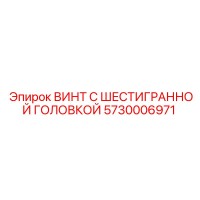 5730006971 ВИНТ С ШЕСТИГРАННОЙ ГОЛОВКОЙ Epiroc