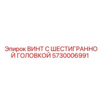 5730006991 ВИНТ С ШЕСТИГРАННОЙ ГОЛОВКОЙ Epiroc