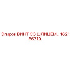 162156719 ВИНТ СО ШЛИЦЕМ Epiroc