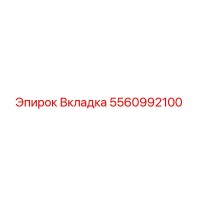 5560992100 Вкладка Epiroc