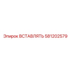 581202579 Вставлять Эпирок Epiroc