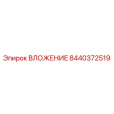 ВЛОЖЕНИЕ 8440372519 Epiroc - оригинальная запчасть