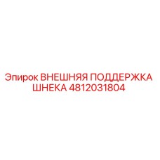 4812031804 ВНЕШНЯЯ ПОДДЕРЖКА ШНЕКА Epiroc